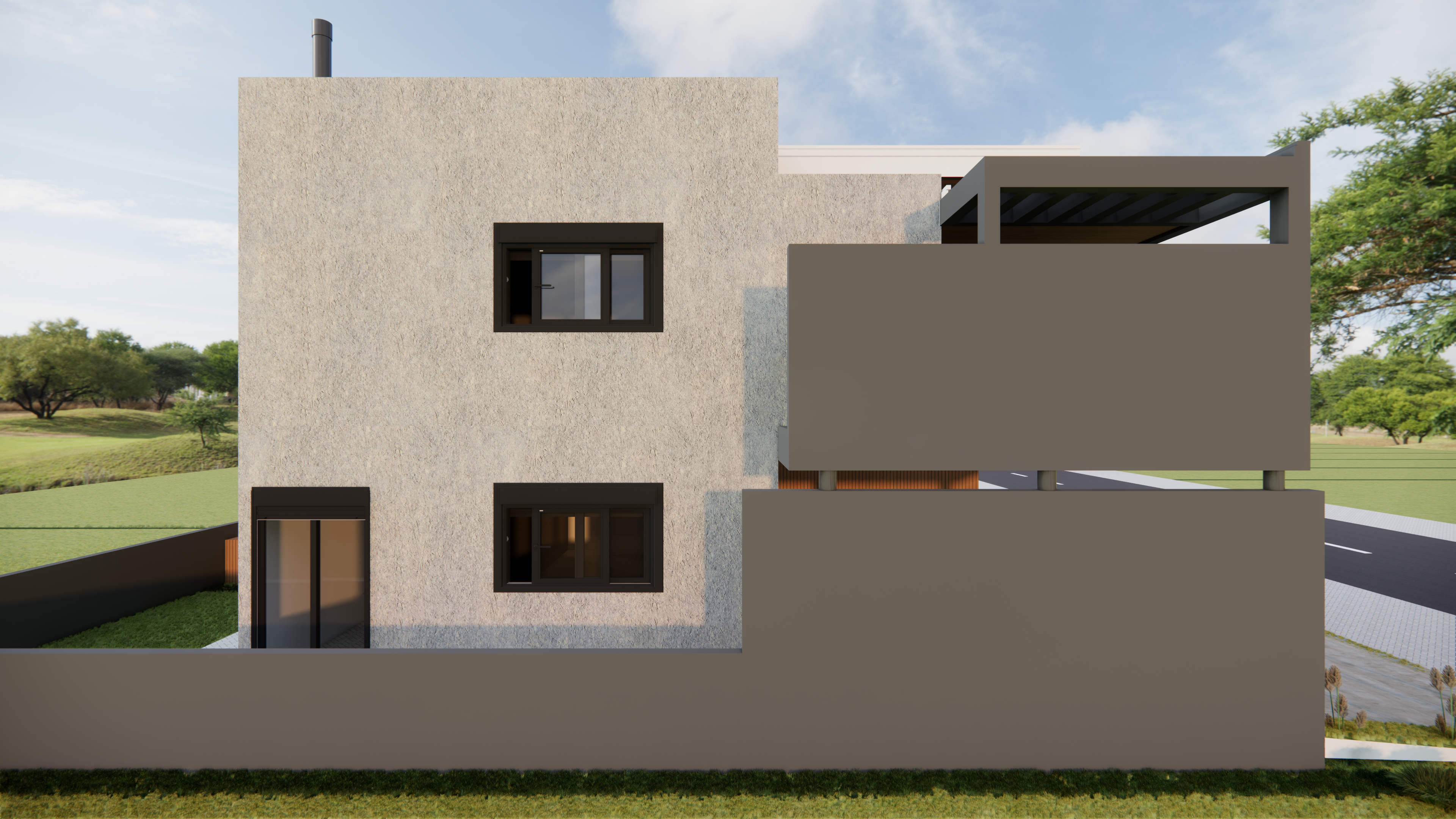 1.2 - Fachada Lateral